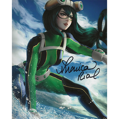 My Hero Academia Froppy high quality Print Signed by Monica Rial